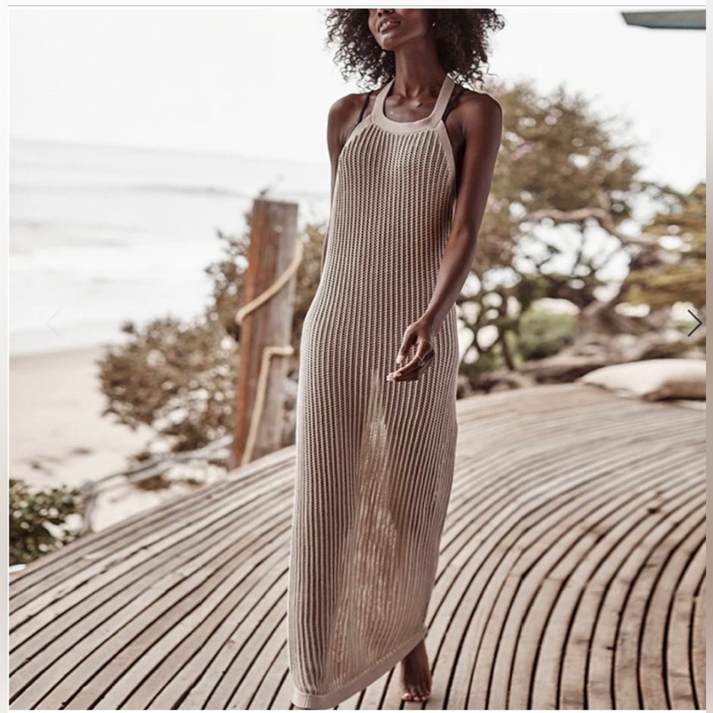 SUMMERSALT / The Crochet Halter Dress
